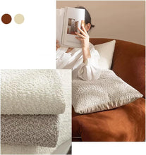 Load image into Gallery viewer, Chenille Bouclé-Style Filled Throw Pillow 12" W X 20" L [Online Only]
