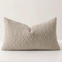 Load image into Gallery viewer, Chenille Bouclé-Style Filled Throw Pillow 12" W X 20" L [Online Only]
