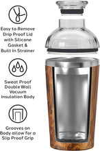 Load image into Gallery viewer, OGGI Groove Insulated Cocktail Shaker
