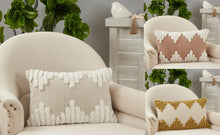 Load image into Gallery viewer, Triangle Tufted Cotton Decorative Lumbar Throw Pillow [Online Only]
