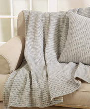 Load image into Gallery viewer, Grey Cozy Warmth 100% Pure Cotton Line-Stitch Design Throw Blanket 50" x 60" [Online Only]
