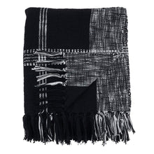 Load image into Gallery viewer, Luxury Cotton Knit Plaid Modern Tassel 50 x 70 Inch Throw [Online Only]
