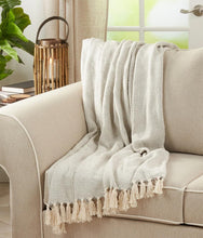Load image into Gallery viewer, Sevan Collection Soft 100% Cotton Diamond Weave Throw Blanket, 50" W x 60" L [Online Only]
