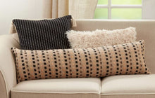 Load image into Gallery viewer, Line-Stitch Tassel Cotton Decorative Throw Pillow 18" W x 18" L [Online Only]
