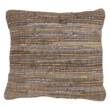 Load image into Gallery viewer, Woven Chindi Striped Jute Cotton Decorative Throw Pillow [Online Only]
