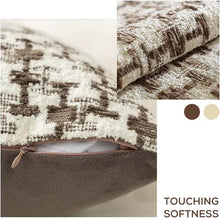 Load image into Gallery viewer, Chenille Jacquard Decorative Filled Throw Pillow 18" W X 18" L [Online Only]
