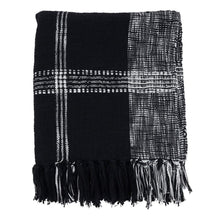 Load image into Gallery viewer, Luxury Cotton Knit Plaid Modern Tassel 50 x 70 Inch Throw [Online Only]
