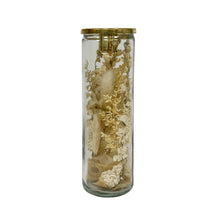 Load image into Gallery viewer, White Blossoms Botanical Taper Candle Holder
