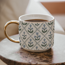 Load image into Gallery viewer, Floral Quilt Coffee Mug
