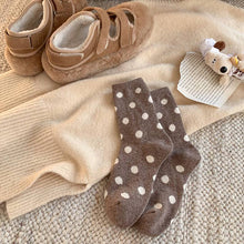Load image into Gallery viewer, Color Block Thicken Polka Dot Socks (Various Colors)
