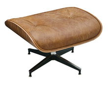 Load image into Gallery viewer, Luxury Lounge / Office Chair with Ottoman – Top Grain Leather [Online Only]
