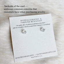 Load image into Gallery viewer, Pearl Snowflake Dangle Earrings
