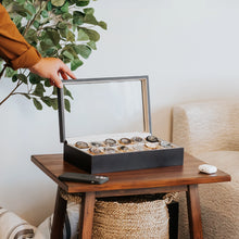 Load image into Gallery viewer, Solid Wood Watch Box - 12 Slot
