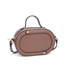 Load image into Gallery viewer, Anna Opal Shape Hard Case Crossbody Bag with Top Handle (Various Colors)
