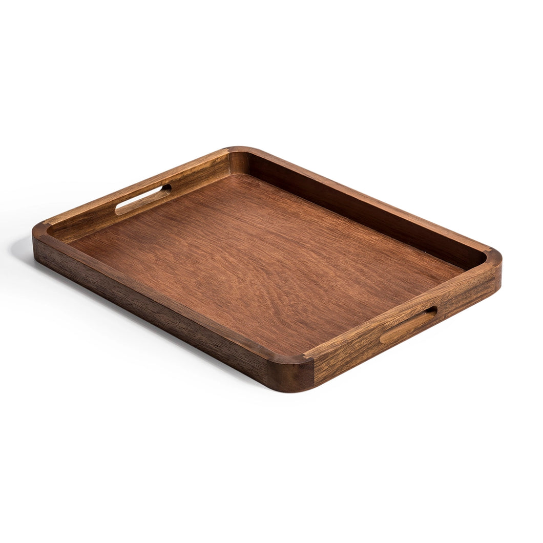 Acacia Wood Serving Tray, 18