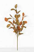 Load image into Gallery viewer, Brown Sage Mixed Olive Leaves Pick 16 inch
