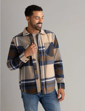 Load image into Gallery viewer, Men&#39;s Shay Cuban Sands Plaid Faux Wool Shacket
