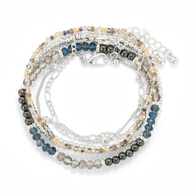 Load image into Gallery viewer, Bracelet Set of 5- Gunmetal Silver
