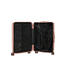 Load image into Gallery viewer, Rose Gold 4-Piece Hard ABS Luggage Set with 360° Dual Rotating Wheels [Online Only]
