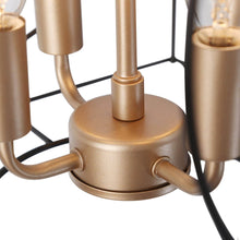 Load image into Gallery viewer, Zarelle 4-Light Gold Chandelier

