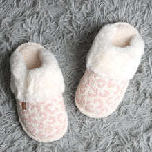 Load image into Gallery viewer, Leopard Faux Fur Cuff Mule Luxury Soft Slipper (Various Colors &amp; Sizes)
