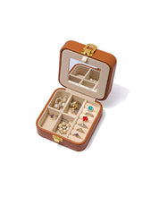 Load image into Gallery viewer, Solid Color Portable Travel Jewelry Case (Various Colors)

