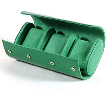 Load image into Gallery viewer, Portable PU Leather Watch Roll Organizer (Various Colors)
