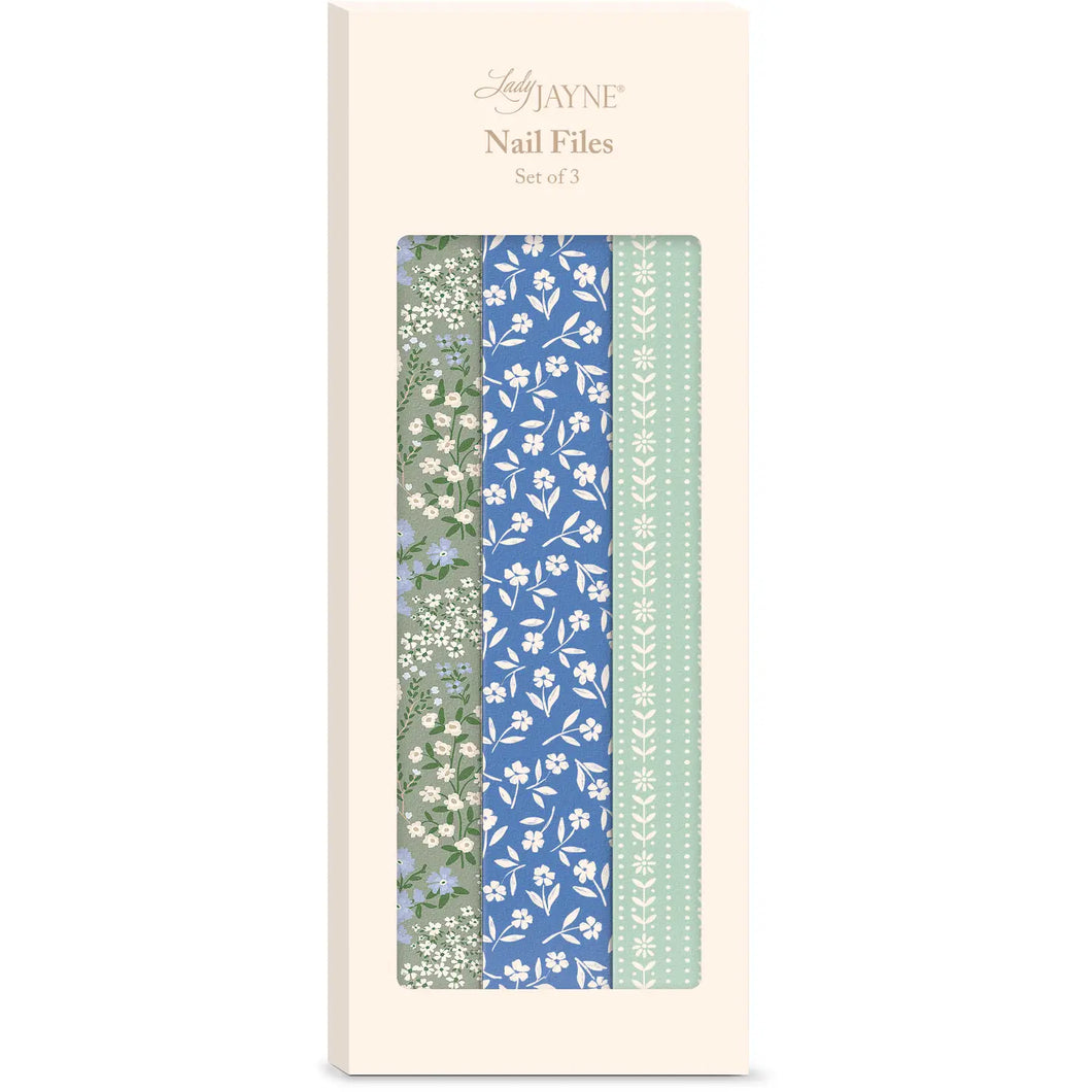 Blue Mint Ditsy Nail File Set