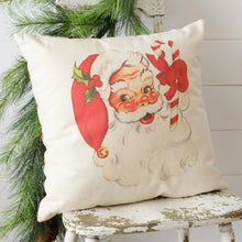 Load image into Gallery viewer, Retro Santa Reversible Pillow
