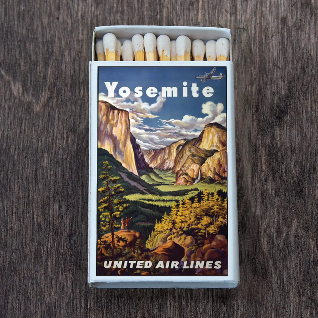 Travel Poster Yosemite Matchbox