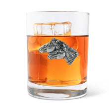 Load image into Gallery viewer, Running Horse Double Old Fashioned Bar Glass
