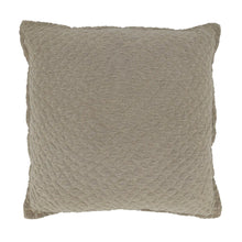Load image into Gallery viewer, Textured Design Throw Pillow with Poly Filling
