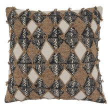 Load image into Gallery viewer, Embroidered Block Print Cotton Decorative Throw Pillow [Online Only]
