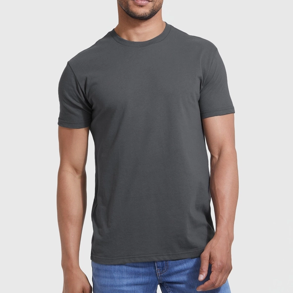 B&C Men's Favorite Organic Cotton Crew T-Shirt - Soft Medium Fit Tee, Tagless Design - View #6
