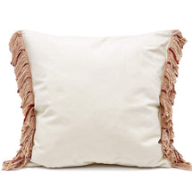 Load image into Gallery viewer, Stitch Line Woven Fringe Cotton Decorative Throw Pillow 20" W x 20" L [Online Only]
