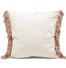 Load image into Gallery viewer, Stitch Line Woven Fringe Cotton Decorative Throw Pillow 20" W x 20" L [Online Only]
