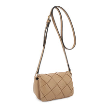 Load image into Gallery viewer, Emily Mini Woven Flap Crossbody Bag
