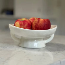 Load image into Gallery viewer, White Ceramic Fruit Bowl
