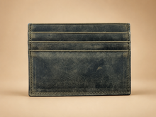 Load image into Gallery viewer, Leather Minimalist Card Holder Wallet, Finished Edges
