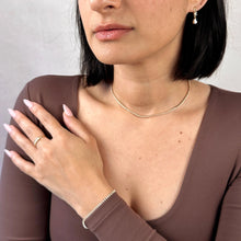 Load image into Gallery viewer, 18k Gold Filled Marquise Tennis Necklace
