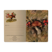 Load image into Gallery viewer, Mushrooms Watercolor A5 Notebook
