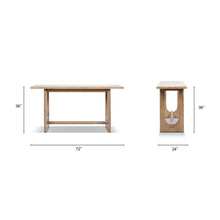 Load image into Gallery viewer, Turnkey Trestle Console Table - Antique Brown [Online Only]
