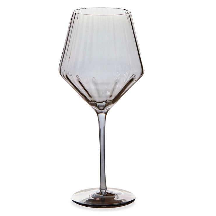 Optic Wine Glass - Grey Smoke