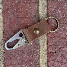 Load image into Gallery viewer, Leather Clip Keychain

