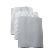 Load image into Gallery viewer, Men's Boxed Fancy Gray Cotton Handkerchiefs 3pcs Set

