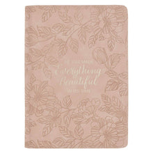 Load image into Gallery viewer, Everything Beautiful Ecc. 3:11 Journal Classic Zip Pink
