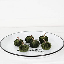 Load image into Gallery viewer, Velvet Green Mini Pumpkins
