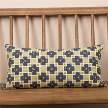 Load image into Gallery viewer, Terracotta Floral Reversible Lumbar Pillow
