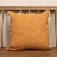 Load image into Gallery viewer, Terracotta Throw Pillow with Stitched Edge
