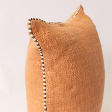 Load image into Gallery viewer, Terracotta Throw Pillow with Stitched Edge
